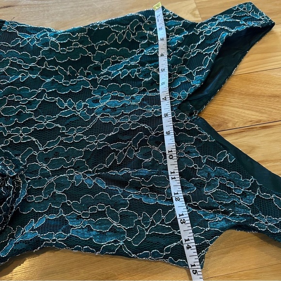 Vtg Flirtations by Alfred Angelo Sz 5/6 80s Party Dress  Homecoming Prom Formal - Picture 15 of 16